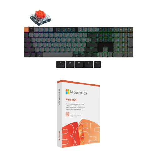 Klawiatura KEYCHRON K5X-H1 + Program MICROSOFT 365 Personal