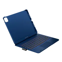 Etui na iPad Air / iPad Pro TYPECASE Flexbook Touch Błękitny pacyfik Klawiatura