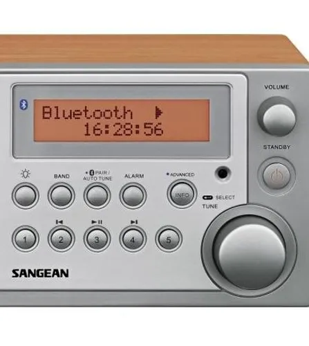 Radioodbiornik Sangean GENUINE 310 DDR-31BT Radio FM DAB+ Bluetooth Orzech