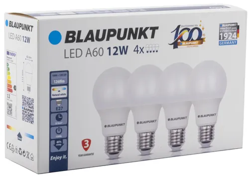 Żarówka LED BLAUPUNKT NW 12W E27 (4 szt.)