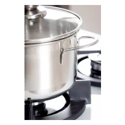 Garnek ze stali nierdzewnej z pokrywką SSW CITY 1,9 l