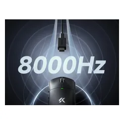 Myszka gamingowa Mchose A5 V3 Ultra bezprzewodowa 26000 dpi optyczna niebieska