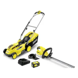 Karcher Lmo 18-36 Akülü Çim Biçme Makinesi + HGE 18-45 Çit Düzeltici