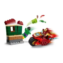 LEGO Super Heroes 76287 Iron Man z motocyklem i Hulk