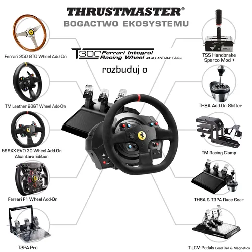 Игровой руль Thrustmaster Ferrari T300 Alcantara-Edition (4160652)