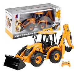 Zdalnie sterowany samochód COIL auto RC pilot koparka JCB pojazd metal żółta