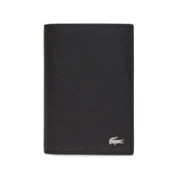 Большой мужской кошелек Lacoste Nh2368fg Black 000