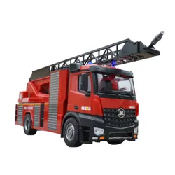 Zdalnie sterowany samochód COIL ciężarówka straż pożarna na pilota LED AKU