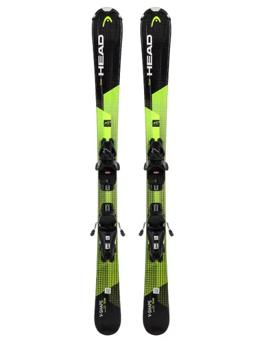 Narty dziecięce HEAD V-SHAPE TEAM + wiązanie HEAD JRS 7.5 z GRIP WALK - Długość (cm) - 117