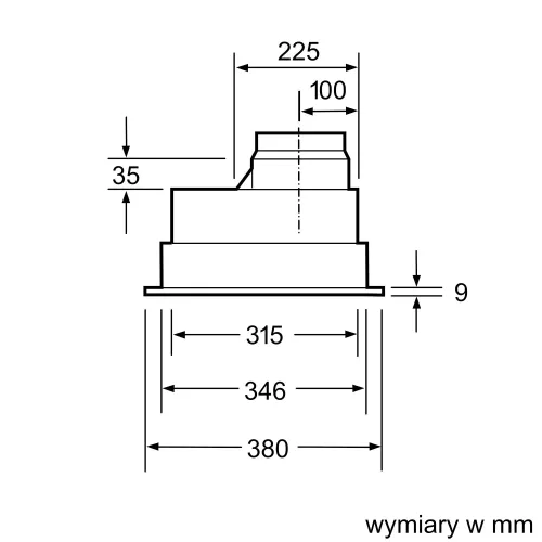 Okap Siemens LB55565 Srebrny