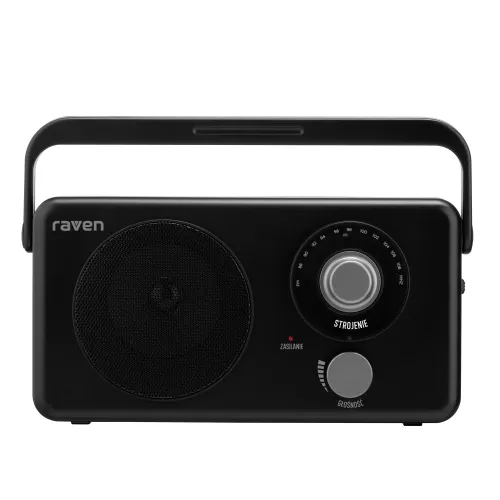 Radioodbiornik Raven ERADP003 Radio FM Czarny
