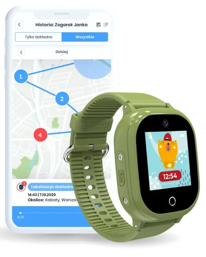 Smartwatch LOCON Watch Lite GJD.06 Oliwkowy