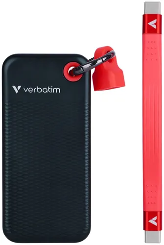 Dysk VERBATIM Pocket 128GB SSD Czarno-czerwony