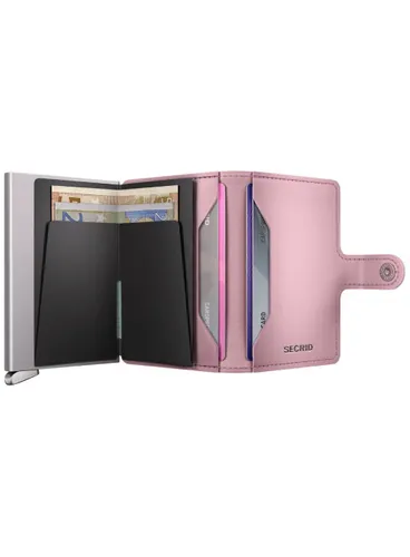Portfel RFID Secrid Premium Miniwallet Emboss Diamond - rose