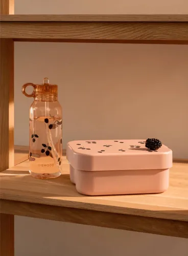 Zestaw lunchbox + butelka Liewood Chelsey Lunchbox Set - berry / pale tuscany