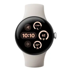 Smartwatch GOOGLE Pixel Watch 3 45mm Porcelanowy (LTPO Amoled do 2000 nitów)