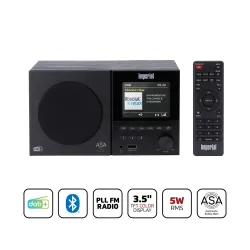 Radioodbiornik Imperial DABMAN 120 Radio FM DAB+ Bluetooth Czarny