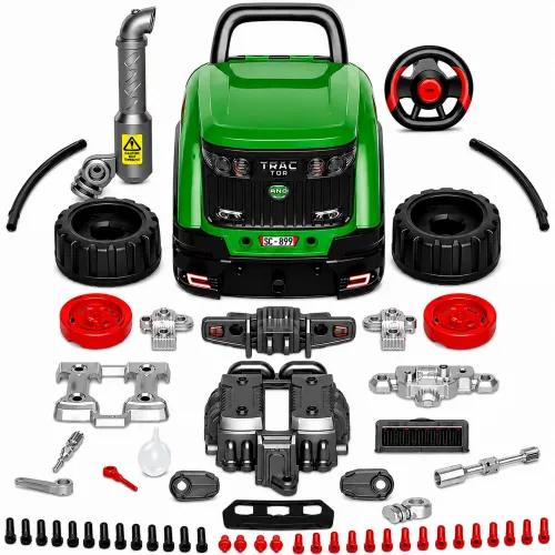 Zestaw Mechanika Dla Dzieci Silnik Do Rozkręcania Traktor Warsztat