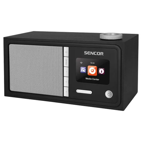 Radioodbiornik Sencor SIR 5000WDB Radio FM DAB+ Internetowe Bluetooth Czarno-srebrny