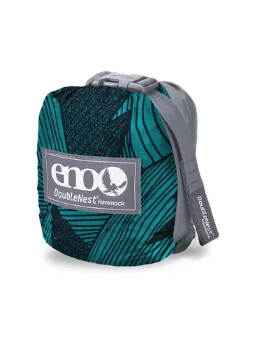 Hamak dwuosobowy ENO DoubleNest Print Hammock - mountains to sea/grey