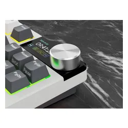 Klawiatura ROYAL KLUDGE RKS85 RGB Hot Swap Cloud Switch Biało-czarny