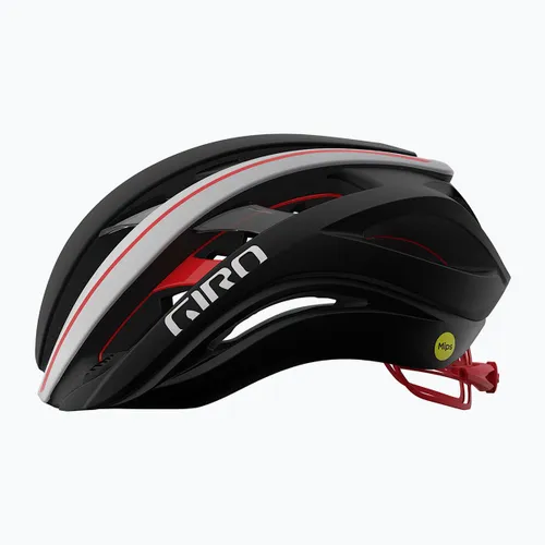 Kask rowerowy Giro Aether Spherical MIPS matte black/white/red