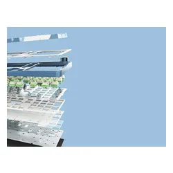 Klawiatura ROYAL KLUDGE RK-S98 Chartreuse Switch Biało-niebieski