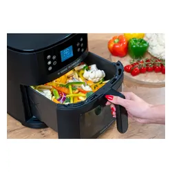 Air Fryer Frytkownica beztłuszczowa AI GÖTZE & JENSEN AF850T by Setti+ WiFi rozpoznawanie potraw i gotowanie na parze