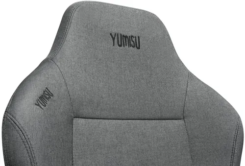 Fotel YUMISU 2054 Magnetic Jasnoszaro-czarny