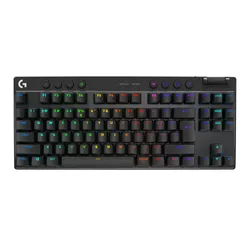 Klawiatura mechaniczna Logitech G Pro X TKL Lightspeed Tactile - GX Brown - czarny