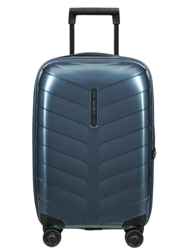 Маленький расширяемый чемодан Samsonite Attrix 55 см (23/26 см) - steel blue