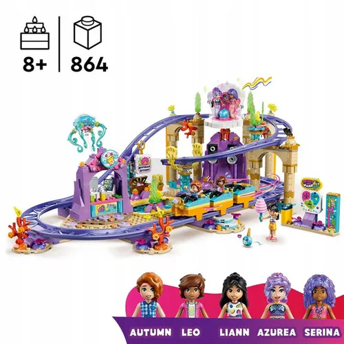 LEGO FRIENDS 42703 Syrenkowa kolejka górska, zestaw klocków dla dzieci +8