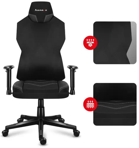 Fotel HUZARO Combat 6.2 RGB Czarny