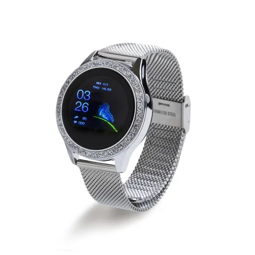 Smartwatch Oro-Med Oro-Smart Cristal Silver