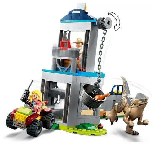 Конструктор LEGO Jurassic World 76957 побег велоцираптора