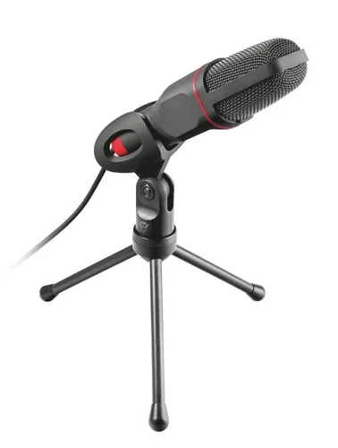 Mikrofon Trust GXT 212 Mico USB Microphone 23791 Przewodowy Pojemnościowy Czarny