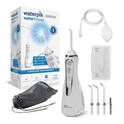 Irygator bezprzewodowy WATERPIK WP-580 Cordless Advanced 2.0 Biały + 4 końcówki