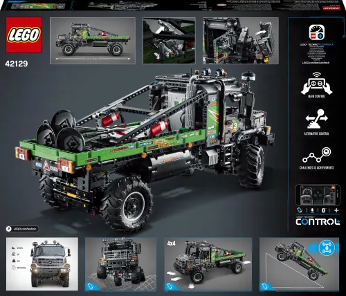 LEGO Technic Ciężarówka Mercedes-Benz Zetros z napędem na 4 koła 42129