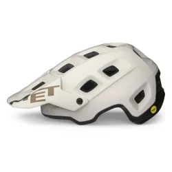 Kask rowerowy MET Terranova MIPS biało-brązowy