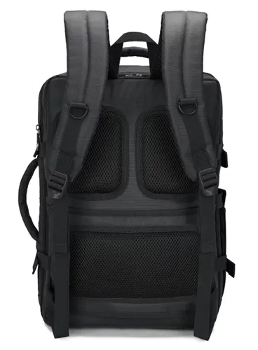 Plecak podróżny poszerzany Puccini Easy Pack Laptop 16" - czarny