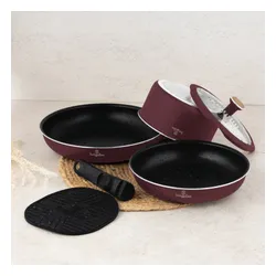 Zestaw patelni i garnków BERLINGER HAUS Leonardo Nordic BH-8418 (13 elementów)