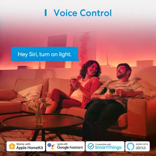 Taśma LED Meross MSL320 2 x 5m 720lm 10W RGB