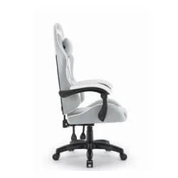 Fotel gamingowy CABRO C500 Szaro-Biały