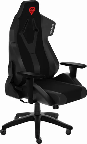 Fotel Genesis Nitro 650 Gamingowy do 150kg Skóra ECO Tkanina Czarny