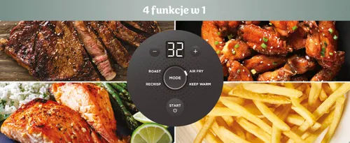 Air Fryer Frytkownica beztłuszczowa NINJA FN101EUSG Crispi 1700W