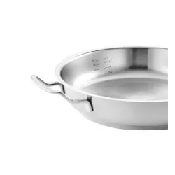FISSLER Original Profi Collection 28 cm - patelnia ze stali nierdzewnej z pokrywką do serwowania
