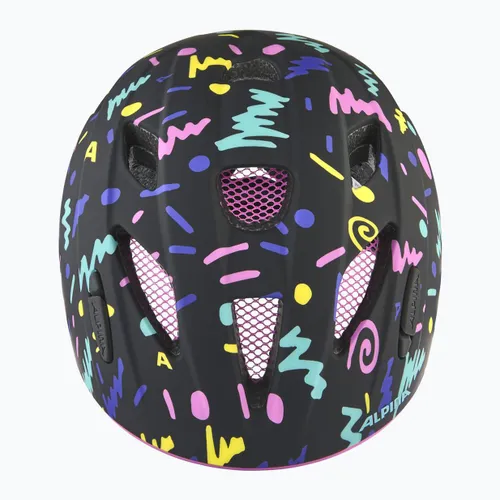 Kask rowerowy dziecięcy Alpina Ximo Flash black confetti matt