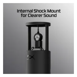 Mikrofon HyperX SoloCast 2 Przewodowy Pojemnościowy Czarny