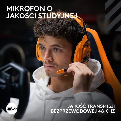 Słuchawki LOGITECH A50X McLaren Racing Edition Bezprzewodowe, Nauszne
