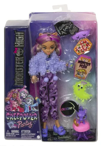 Lalka MONSTER HIGH Piżama Party Clawdeen Wolf HKY67